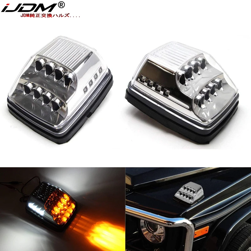 Front Turn Signal Light Lamp Cover For 1990-2018 Mercedes W463 G550 G500 G63 AMG