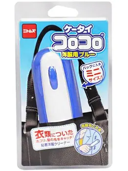 

PREMIUM PET JAPAN Portable sticky roller Premium Pet Japan to collect pet hair from clothing blue