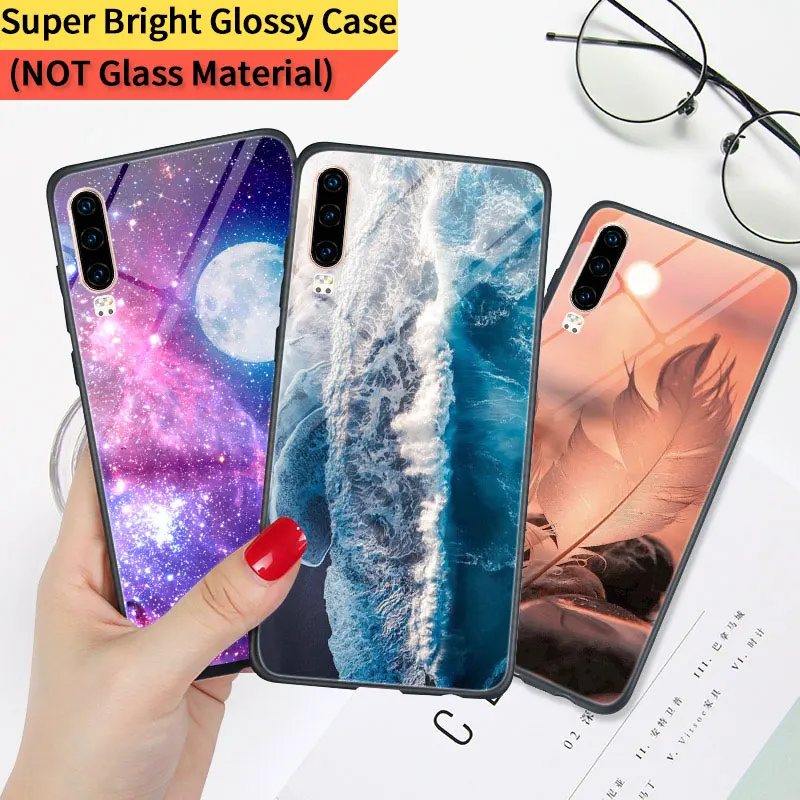 Глянцевый чехол с ярким облаком для Huawei P30 Lite P20 PRO P40 E P9 P10 P Smart Z Plus 2018 2019 2020 Mate 10 20 Nova
