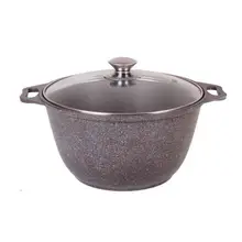 Кастрюля Kukmara, Мраморная, 3 л