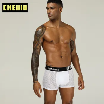 

ORLVS Mesh Cotton Underwear Men Boxer Homme Mens Underwear Boxershorts Men Boxers Sexy Boxer Shorts OR207 Ice Silk Boxer Hombre