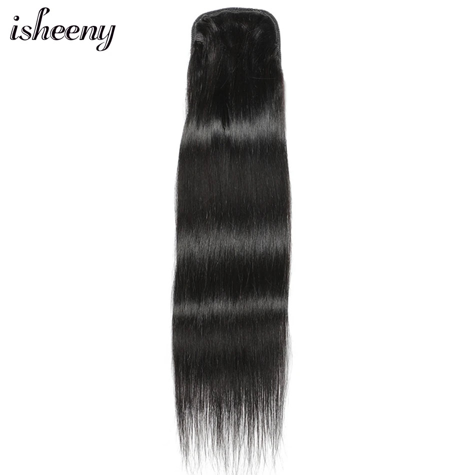 Isheeny Remy волосы для наращивания на заколках 8 шт./компл. бесшовные натуральные