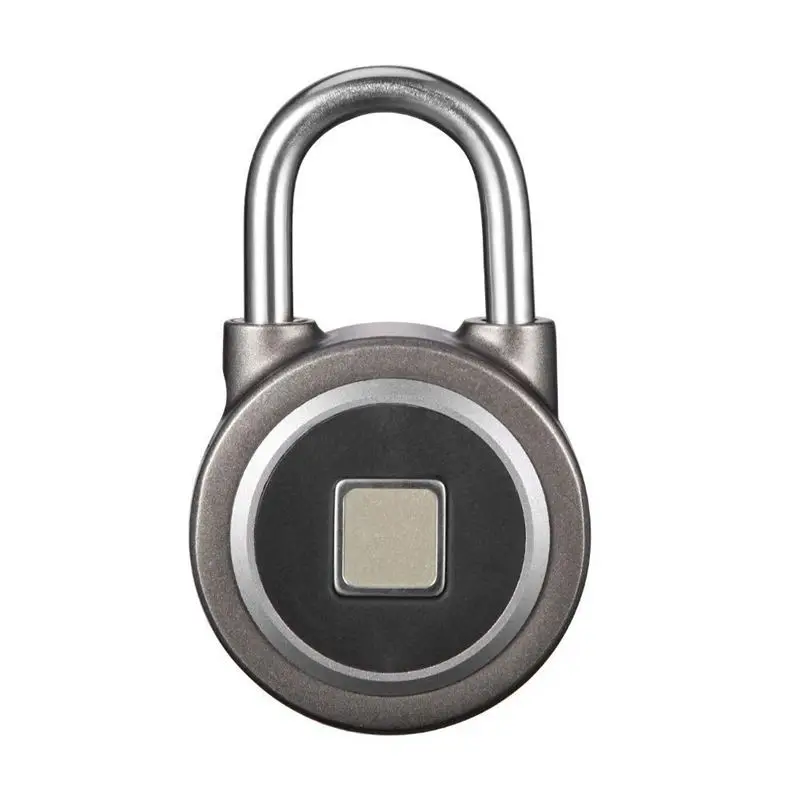 

Hot AMS-Fingerprint Bluetooth Padlocks Anti-Theft Keyless Lock with USB Charge, P2 Smart Fingerprint Lock Bluetooth Phone App