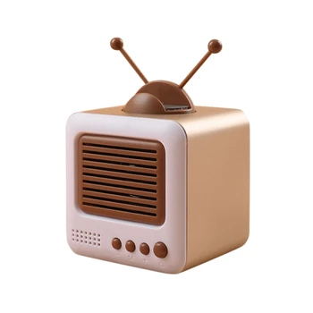 

Retro Bluetooth Speaker TV Modeling Wireless Mini Music Player Mobile Phone Bracket 3W 1200MAH