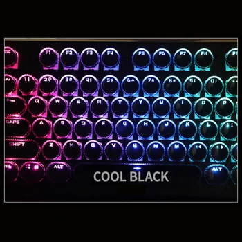 

Led KEYCAP For Gaming Mechanical Keyboard 104pcs Fashion Transmission Steampunk Typewriter Round KeyCap Peripherals Accessories