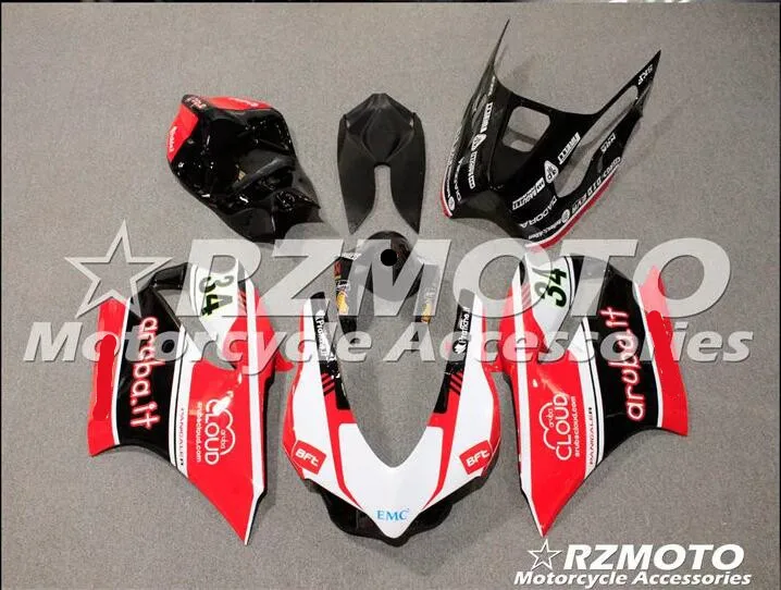 

New ABS Motorcycle fairing Fit For Ducati 899 1199 Panigale 2012 2013 2014 Bodywork Injection mold red Store No.0097
