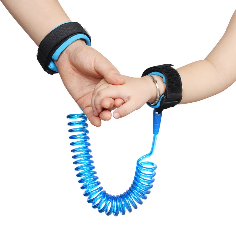 

Adjustable Kids Safety Harness Child Wrist Leash Anti-lost Link Children Belt Walking Assistant Baby Walker Wristband 1.5-2.5M