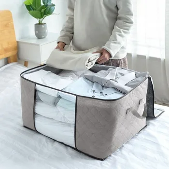 

Storage Bag Moving Bag Sorting Quilt Luggage Clothes Packing Oversized Clothing Moisture-proof Storage Quilt Storage Bags