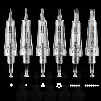 

100pcs Bayonet Cartridge Needle 1D 1R 3R 5R 5F 7F , Permanent Makeup Needle For Makeup Tattoo Eyebrow