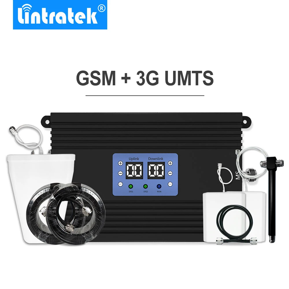 Lintratek мощный 2G 3G мобильный ретранслятор сигнала 80 дБ с высоким коэффициентом усиления UMTS 2100mhz GSM 900mhz сотовый телефон усилитель набор большой ... Lintratek мощный 2G 3G мобильный ретранслятор сигнала 80 дБ с высоким коэффициентом усиления UMTS 2100mhz GSM 900mhz сотовый телефон усилитель набор большой ...
