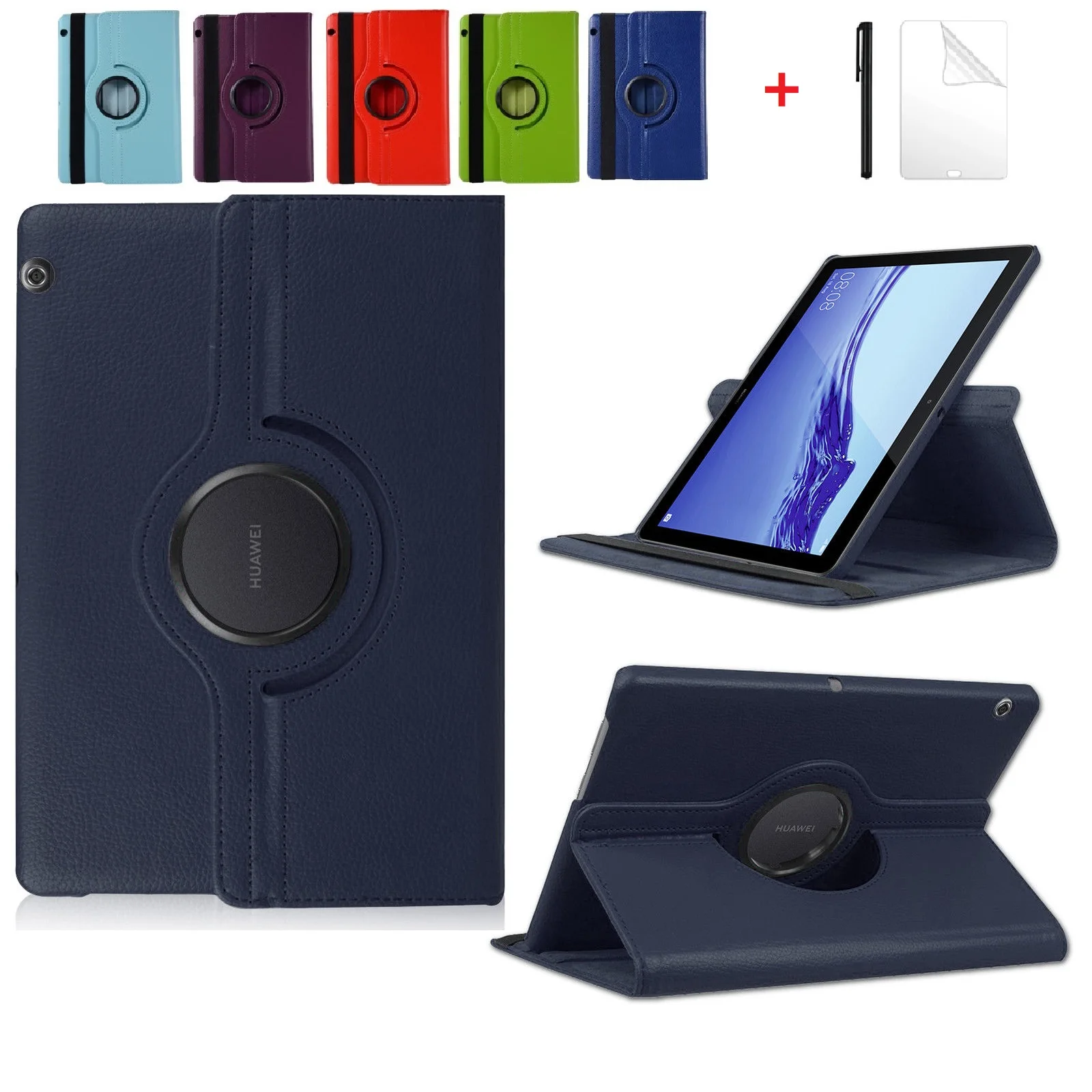 360 Вращающийся чехол для Huawei MediaPad T5 10 AGS2-W09/L09/L03/W19 1 дюймов планшет из искусственной