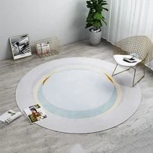 3D современный домашний круглый ковер для гостиной круглый Коврик противоскользящий ковер для детской комнаты и коврики для коврики на пол для спальни офисный стул