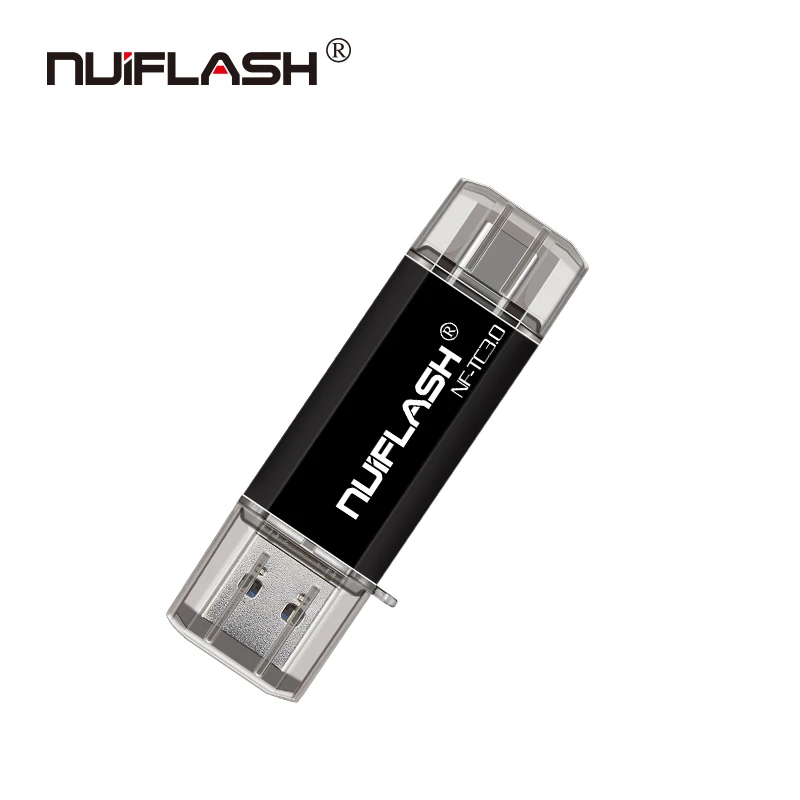 USB 3,0 Тип-c usb флэш-накопитель 128 usb-флэш, совместимо с ПК и смартфоном флеш-накопитель 32 Гб cle USB 3,0 флэш-накопитель 64 Гб оперативной памяти, 16 Гб встроенной памяти, флэш-карта памяти с бесплатной доставкой - Цвет: black