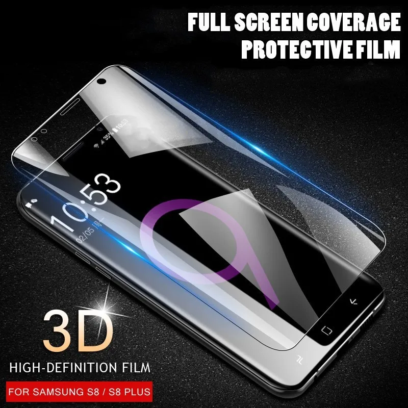 3D Full Cover Soft PET Film For Samsung Galaxy S8 S9 Plus S7 Edge Screen Note 8 Earphone Accessories |