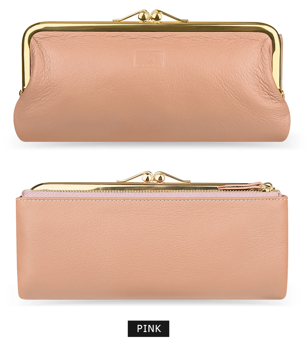 DICIHAYA Women's Wallets Cow Leather Long Cowhide Multiple Cards Holder Portomonee Clutch Female Purse Standard Wallets Girls DICIHAYA Women's Wallets Cow Leather Long Cowhide Multiple Cards Holder Portomonee Clutch Female Purse Standard Wallets Girls
