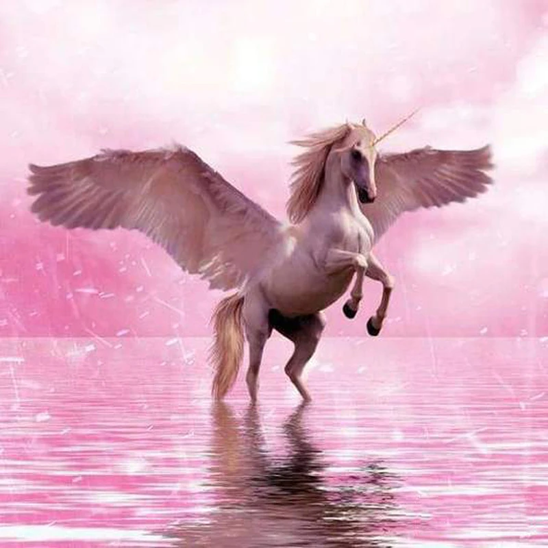 5D алмазная живопись полный комплект Pegasus круглая вышивка стразами картина