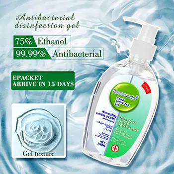 

200ML Travel Portable Sanitizer Gel Anti-Bacteria Moisturizing Liquid Disposable No Clean Waterless Antibacterial Hand Gel