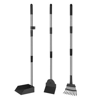 

3pcs/set tray rake shovel cleaning tool Dog Pooper Scooper Gravel pet supplies