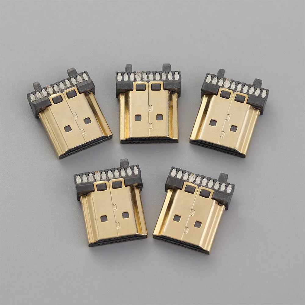 5 шт. HDMI разъем 19 контактов|Электрические вилки| |