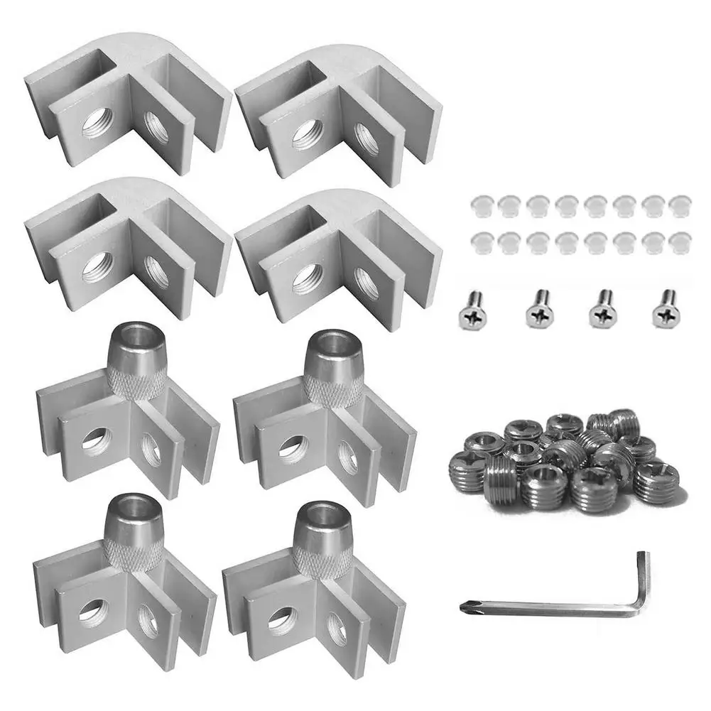 Pit Fogo Guarda Vento Acessórios de Vidro Quadrado Chama Guarda Suporte Clipe Durável Faça Você Mesmo Pit Pit Pit Pára-brisa Metal Clipe com Esteira de Borracha