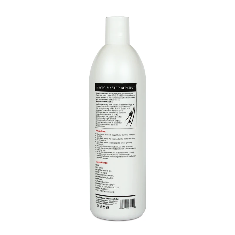 1000ml sem queratina de formalina fresco cheiro magia mestre queratina tratamento brasileiro endireitar e liso para o cabelo danificado