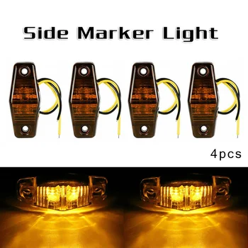 

LED Side Marker Light 2.5\\\" Clearance IP65 2.5\\\" x 0.7\\\" x 1\\\" 4pcs Trailer