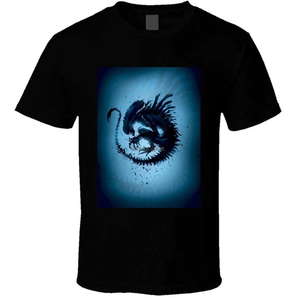 alien xenomorph artwork T Shirt | Мужская одежда