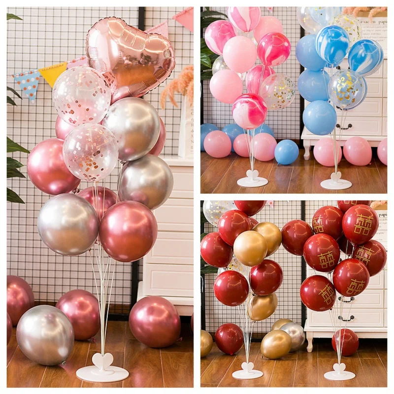  DIY Multi-Tubes Balloons Stand Balloon Holder Column Confetti Balloon Baby Shower Kids Birthday Par