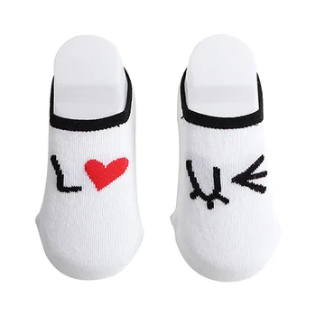 

KACAKID Baby Girls Boys Cute Cartoon Socks Newborn Infant Cotton Socks white and black
