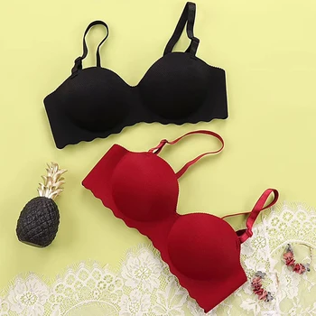 

Wireless Bralette Strapless Comfort Brassiere Lingerie Female Intimates Women Seamless Invisible Bras Push Up Bra