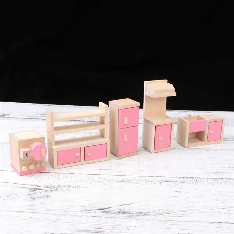 Творческий DIY мебель модель ванной комнаты Супер Моделирование Ресторан гостиная для украшения детей без кукол