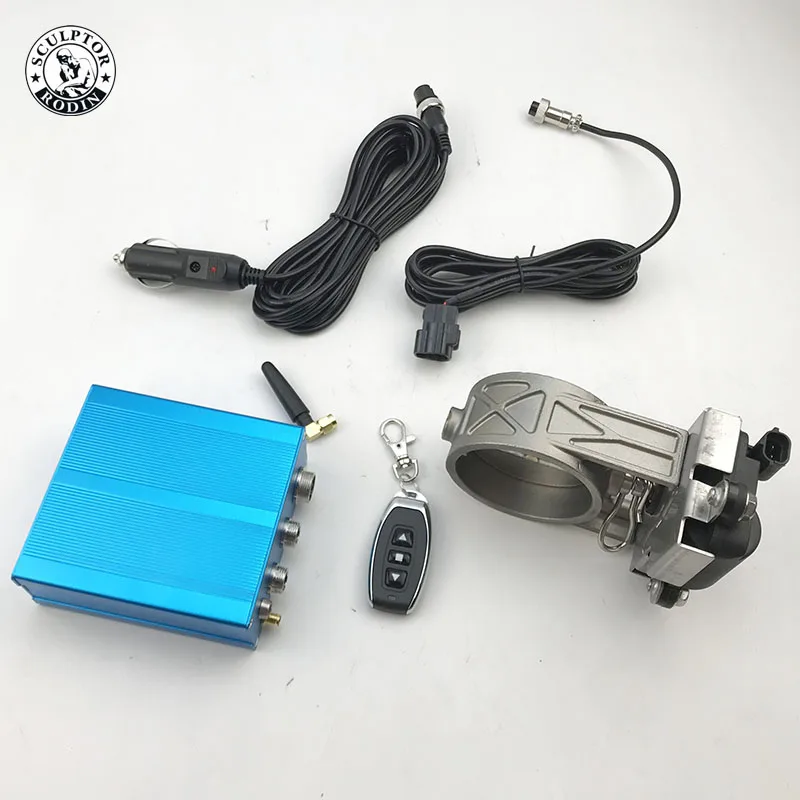 Car smart exhaust pipe modified sports car sound valve controller stainless steel universal inner diameter 51mm 63mm70mm76mm