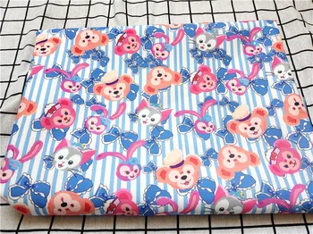 

50*140CM Duffy Bear ShellieMay patchwork canvas fabric for Tissue Kids home textile for Sewing Tilda bag Curtain tablecloth