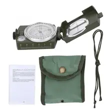Высокоточный металлический компас магнитный компас многофункциональный открытый дорожный компас многофункциональное оборудование на открытом воздухе