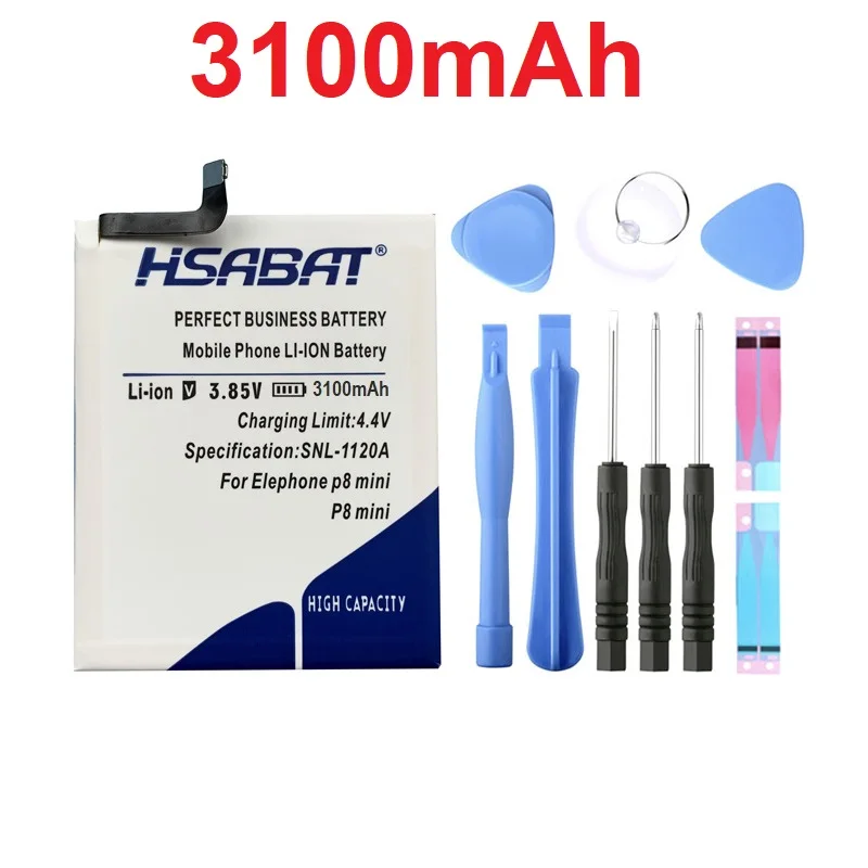 

HSABAT 3100mAh Battery for Elephone P8 mini