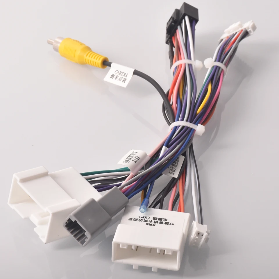 3x Faisceau De Câblage Stéréo Pour Autoradio Pour Prise Adaptateur De