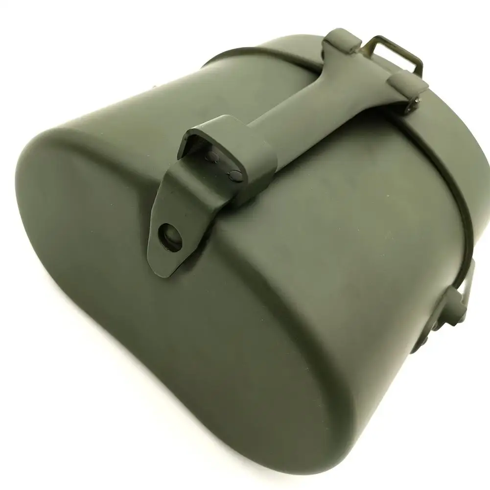 

MeterMall Outdoor Portable Lunch Box Aluminum Multi-layers Tablewares for Camping Picnic