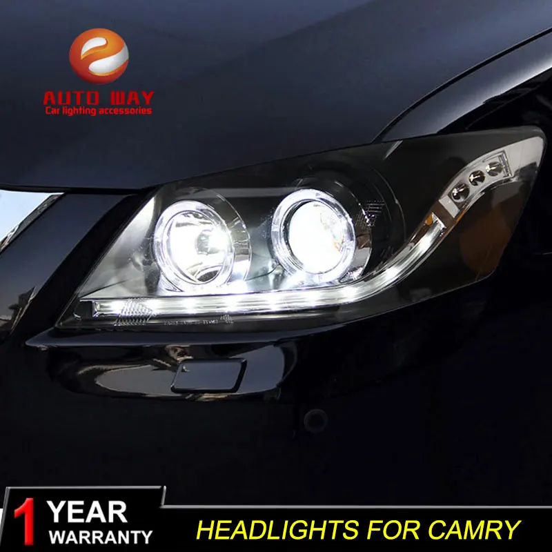 Чехол для автомобильной фары для Toyota фара Camry s 2009-2011 фары для Toyota фара Camry DRL двойной луч Биксенон HID