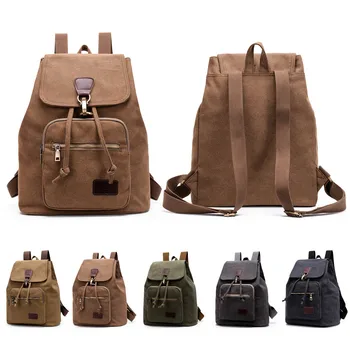 

Men Women Cavans Vintage Casual Shoulder School Travel Laptop Bag Backpacks