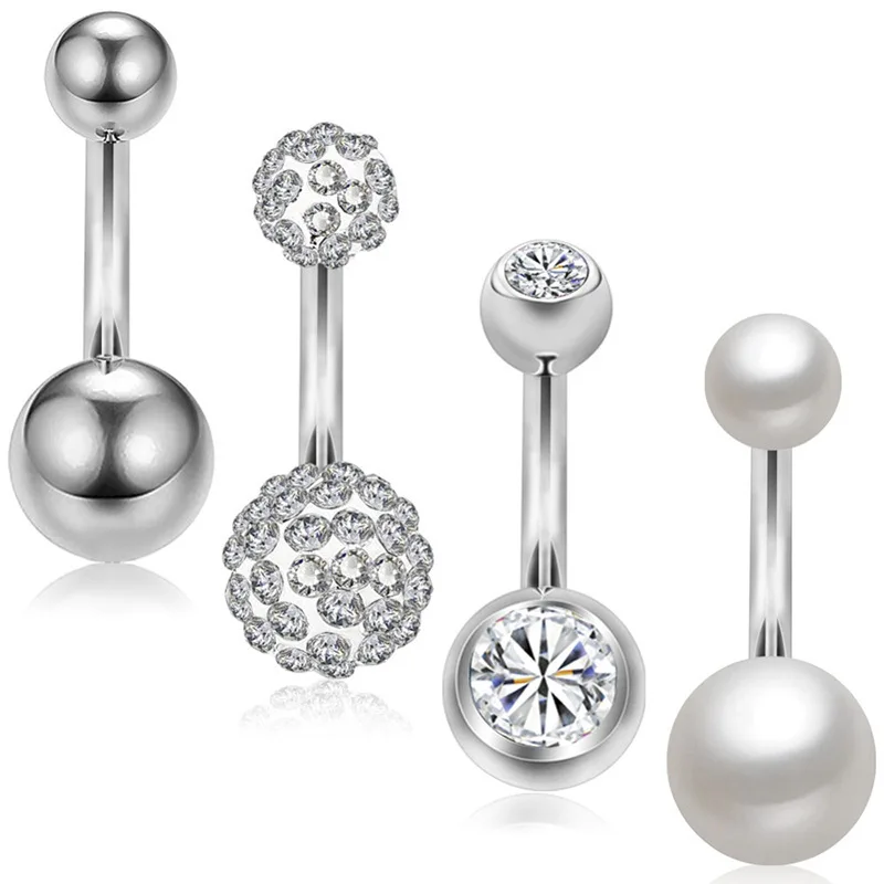Step Expert Group Combine Suit Stainless Steel Zirconium Shiduqi Nail Navel Ring Puncture Ornaments |