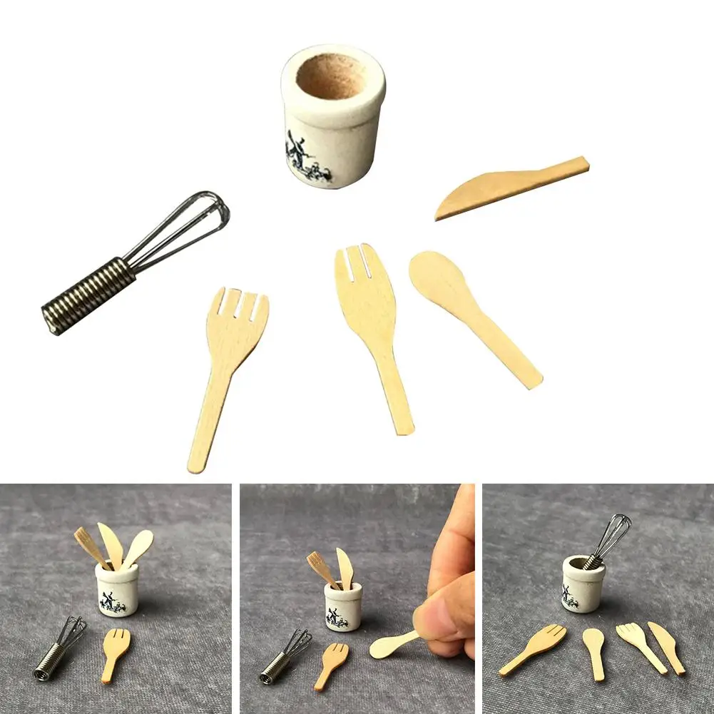 6 шт. мини-игрушки Kitchenes, набор инструментов для моделирования, детские игрушки для приготовления пищи, детские подарки