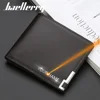 2021 New Men Wallets Name Customized Card Holder High Quality Male Purse Name Engraving PU Leather Business Men Wallets Carteria 1