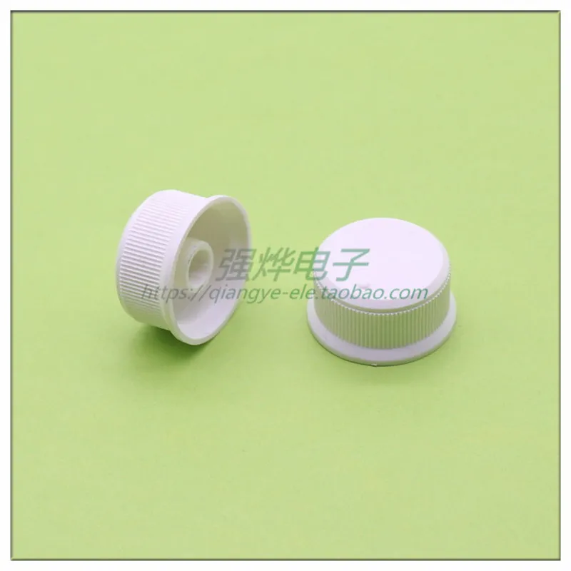 10 pieces 24MM*12MM white plastic knob volume adjustment potentiometer flower shaft inner hole diameter 6MM | Обустройство дома