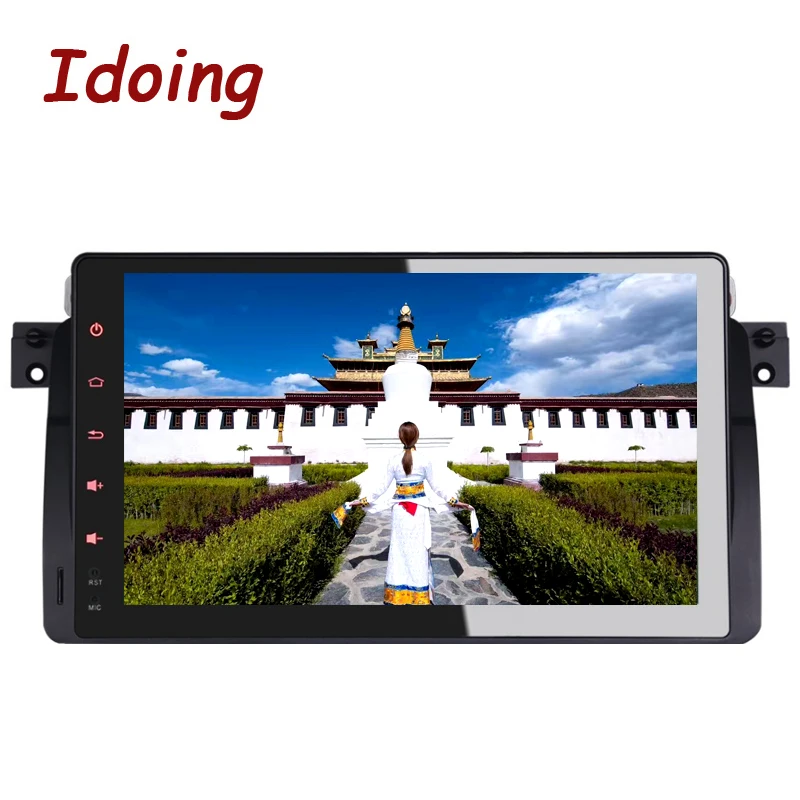 Idoing 2GB + 16G Руль 1Din Android для BMW E46/320/325 автомобильный DVD мультимедийный плеер