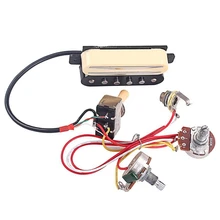 1 компл. Медь двойной рельс одной катушки пикап хамбакер Для Электрический/сигары коробка гитары запчасти Diy