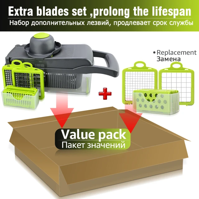 חותך ירקות רב תכליתי מנדולינה מבצע פירות תפוחי אדמה קולפן גזר פומפייה מטבח אביזרי סל ירקות מבצע 2