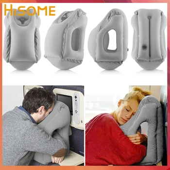 

Inflatable Travel Pillow Airplane Portable Body Back Support Air Cushion Sleep Aid Foldable Neck Pillows for Trip Rest