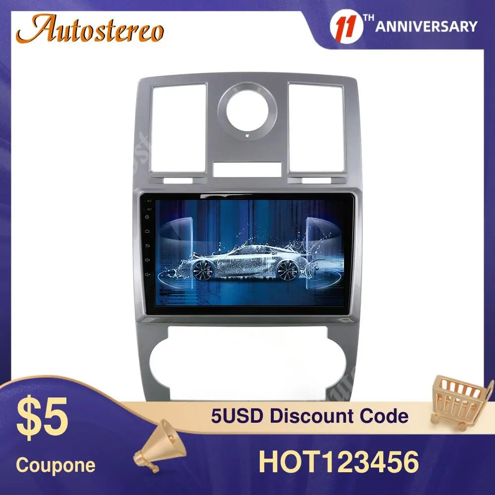 Android 10. Car Gps Navigator Radio Unit Per Chrysler 300C Jeep Dodge 2004-2014 Car Multimedia Player Auto Stereo Radio Recorder