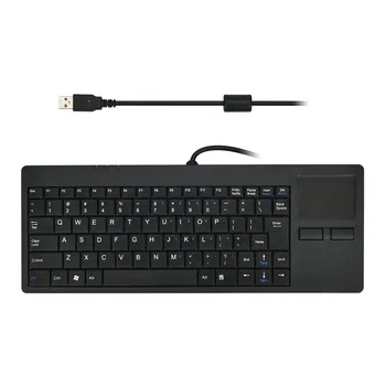 

USB 85 Key Wired Gaming Keyboard Mouse Ultra slim design Touchpad Keyboard with Keyboard for TV Connected Computer