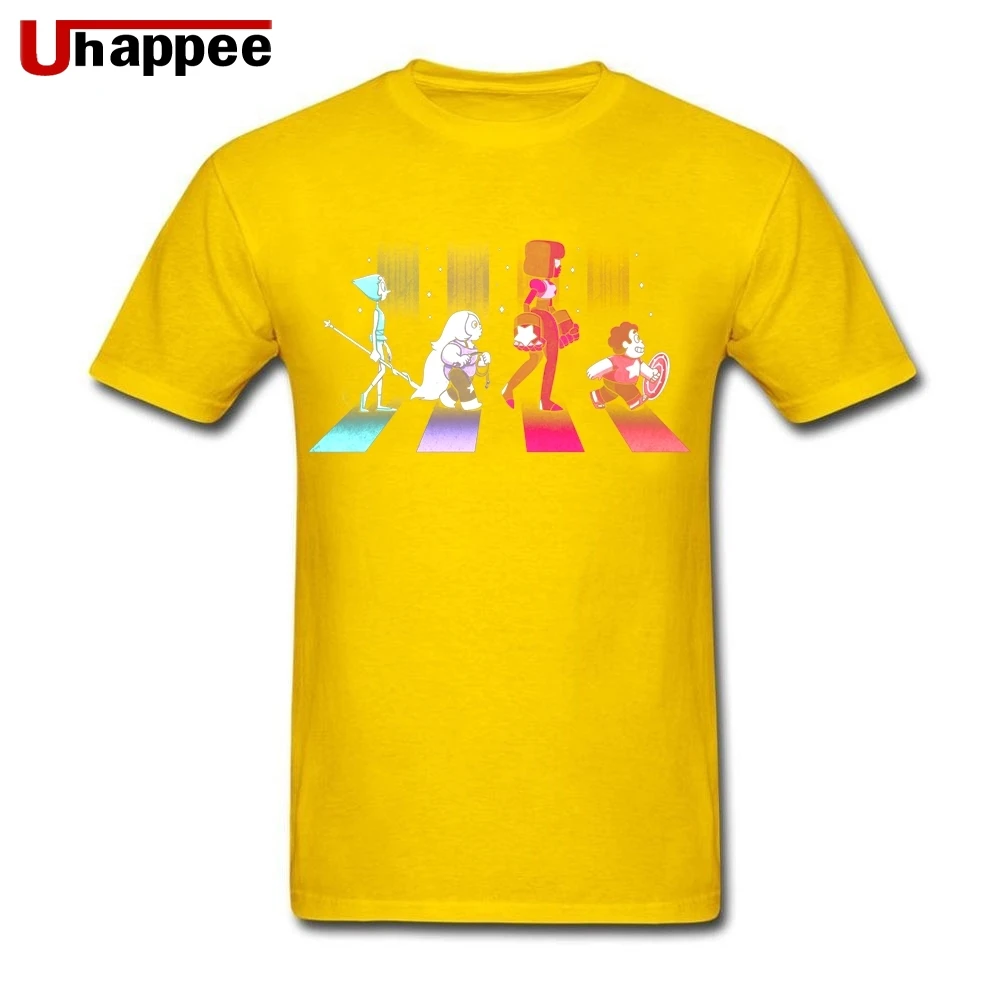 Swagger Steven Universe Tee Homme Slim Fit черные футболки с короткими рукавами и цветным принтом Мужская одежда размера XXXL - Цвет: Цвет: желтый